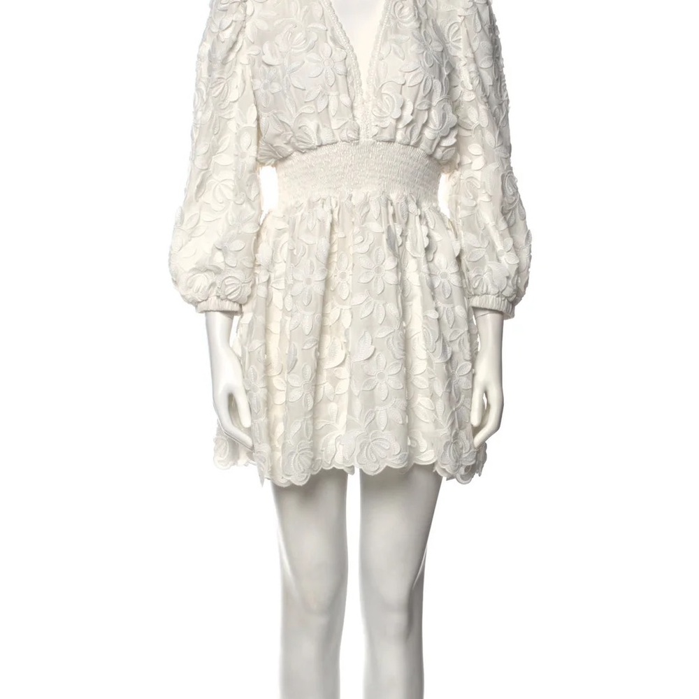 Waimari White Floral Mini Dress